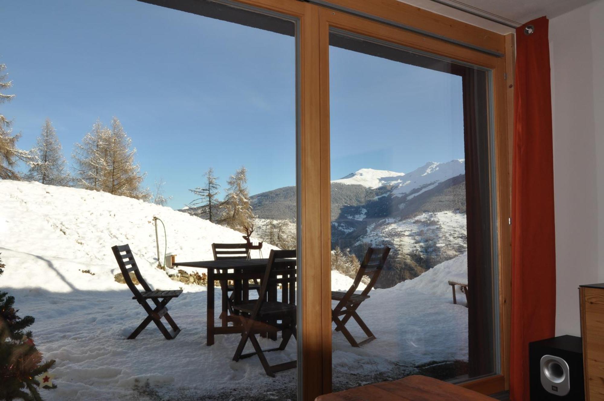 La Cle Des Champs Bed & Breakfast Hérémence Bagian luar foto